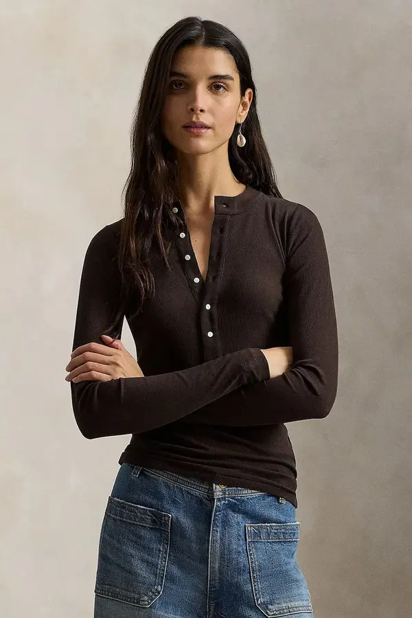 Polo Ralph Lauren Polo Ralph Lauren majica z dolgimi rokavi ženska bombažna