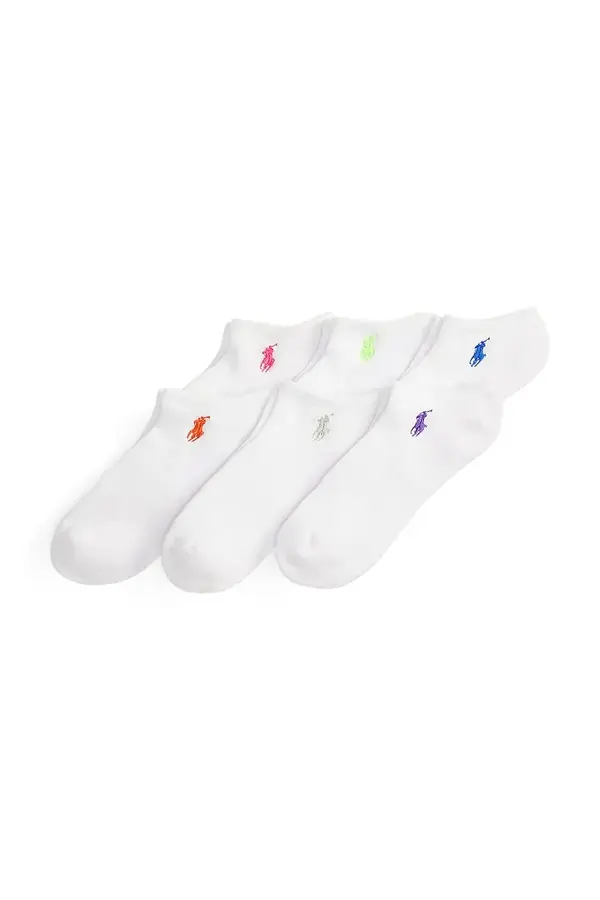 Polo Ralph Lauren Polo Ralph Lauren nogavice ženske z bombažem paket 6 kosov