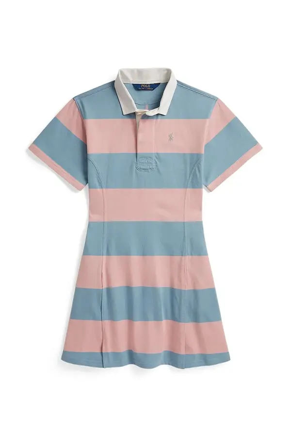 Polo Ralph Lauren Polo Ralph Lauren obleka A-kroja bombažna