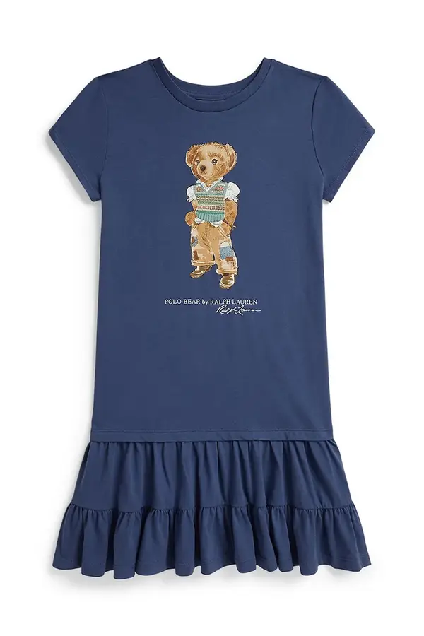 Polo Ralph Lauren Polo Ralph Lauren obleka A-kroja bombažna