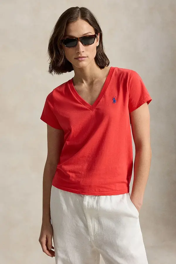 Polo Ralph Lauren Polo Ralph Lauren osnovna kratka majica ženska bombažna