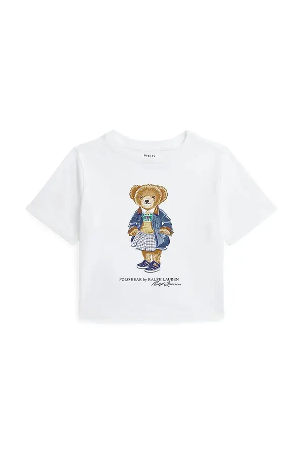 Polo Ralph Lauren Polo Ralph Lauren Otroška bombažna kratka majica Polo Ralph Lauren