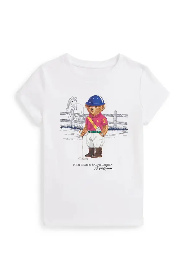 Polo Ralph Lauren Polo Ralph Lauren Otroška bombažna kratka majica Polo Ralph Lauren