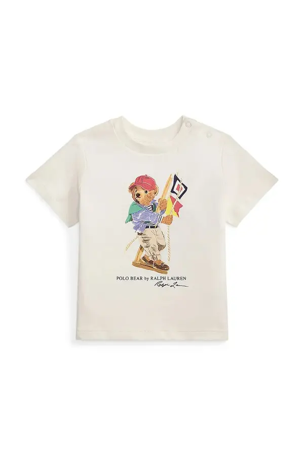 Polo Ralph Lauren Polo Ralph Lauren Otroška bombažna kratka majica Polo Ralph Lauren