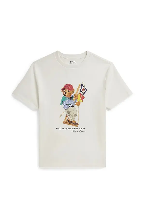Polo Ralph Lauren Polo Ralph Lauren Otroška bombažna kratka majica Polo Ralph Lauren