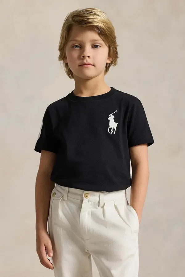 Polo Ralph Lauren Polo Ralph Lauren Otroška bombažna kratka majica Polo Ralph Lauren