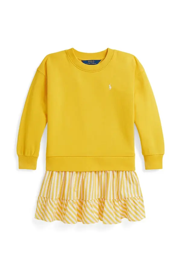 Polo Ralph Lauren Polo Ralph Lauren Otroška bombažna obleka Polo Ralph Lauren