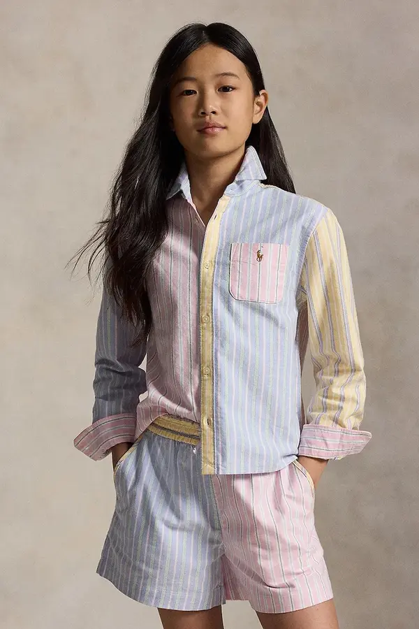 Polo Ralph Lauren Polo Ralph Lauren Otroška bombažna srajca Polo Ralph Lauren