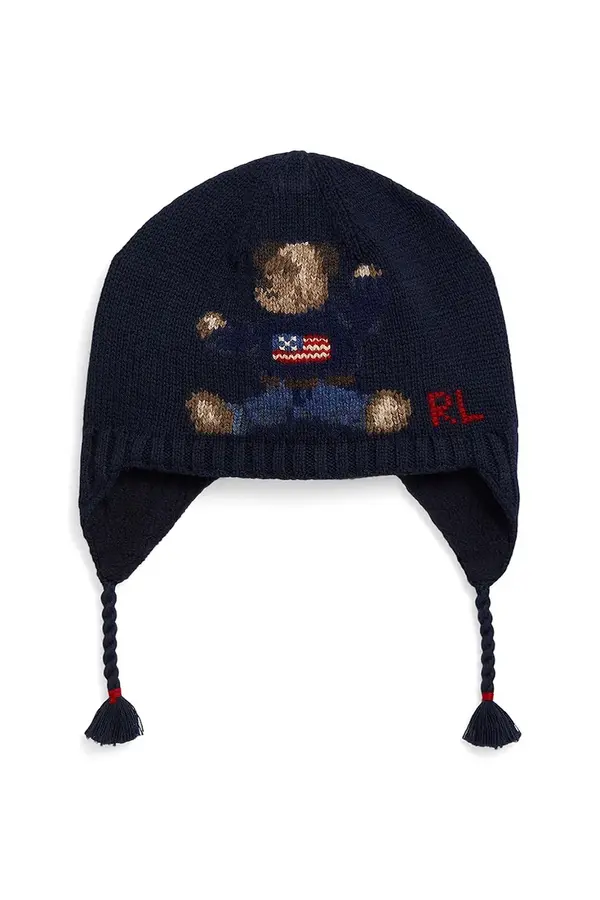 Polo Ralph Lauren Polo Ralph Lauren Otroška volnena kapa Polo Ralph Lauren
