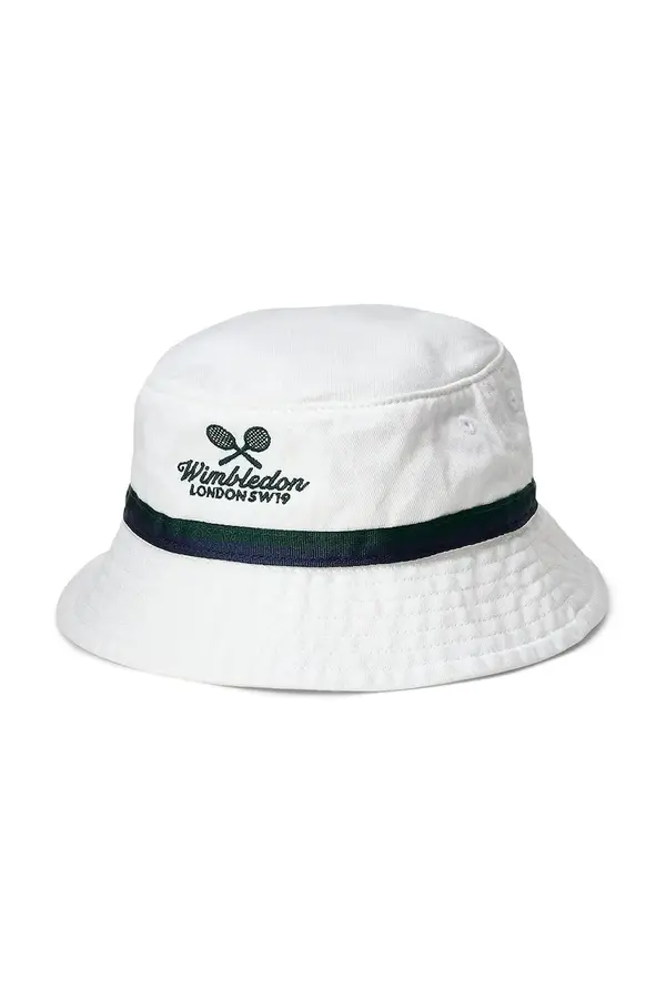 Polo Ralph Lauren Polo Ralph Lauren otroški bombažni klobuk Wimbledon Collection
