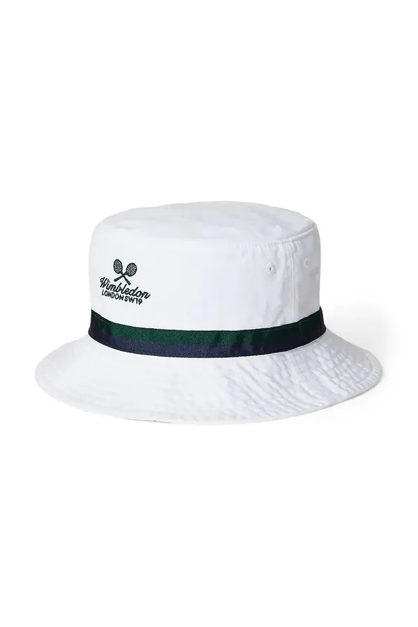 Polo Ralph Lauren Polo Ralph Lauren otroški bombažni klobuk Wimbledon Collection
