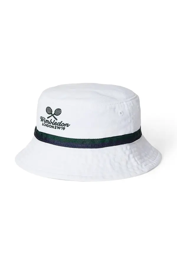 Polo Ralph Lauren Polo Ralph Lauren otroški bombažni klobuk Wimbledon Collection