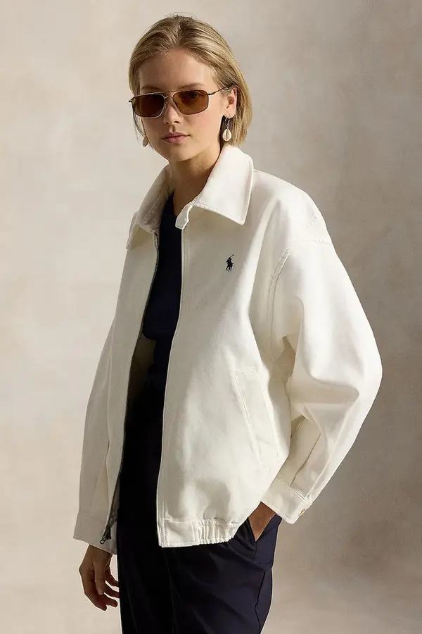 Polo Ralph Lauren Polo Ralph Lauren oversize jakna ženska bombažna