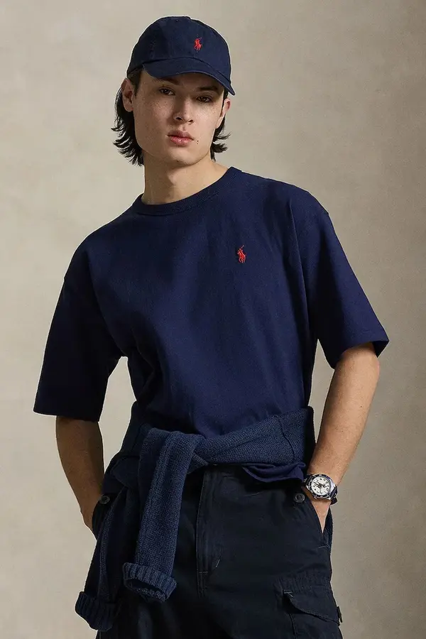 Polo Ralph Lauren Polo Ralph Lauren oversize kratka majica moška bombažna