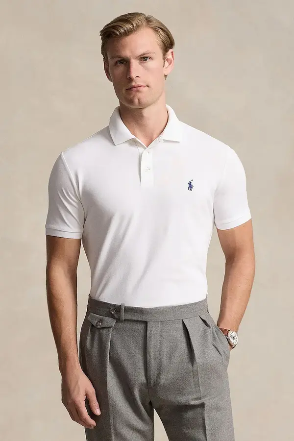 Polo Ralph Lauren Polo Ralph Lauren polo majica moška bombažna z elastanom