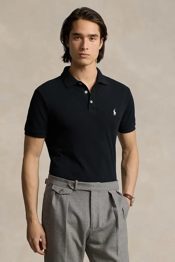 Polo Ralph Lauren Polo Ralph Lauren polo majica moška bombažna z elastanom