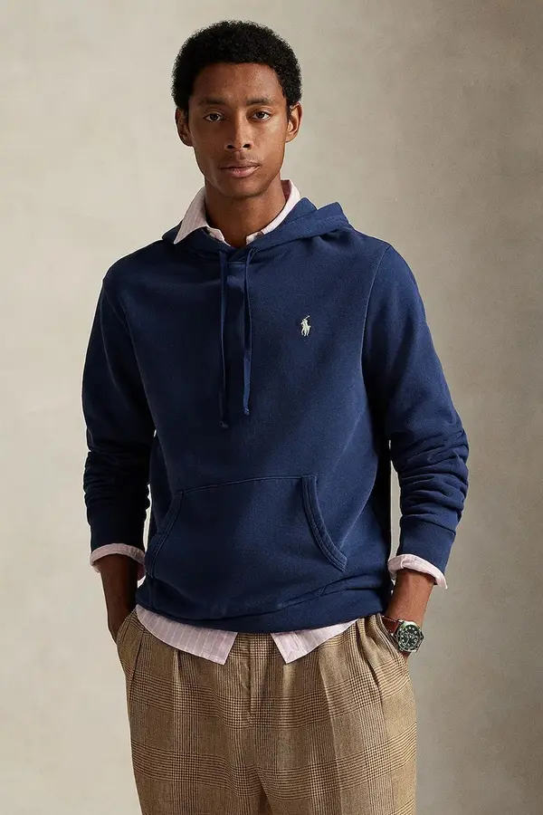 Polo Ralph Lauren Polo Ralph Lauren pulover s kapuco moški bombažen