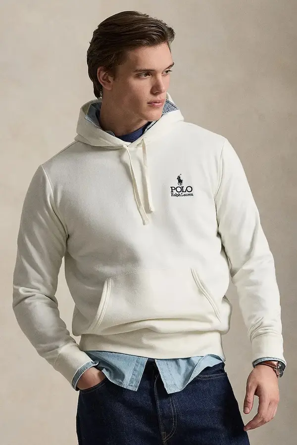 Polo Ralph Lauren Polo Ralph Lauren pulover s kapuco moški z bombažem