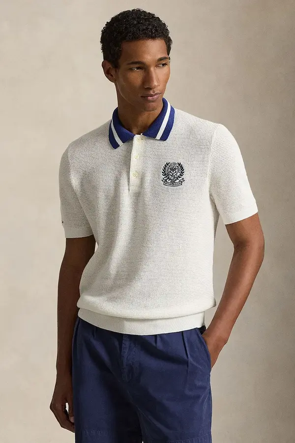 Polo Ralph Lauren Polo Ralph Lauren pulover s kratkimi rokavi moški bombažen Wimbledon