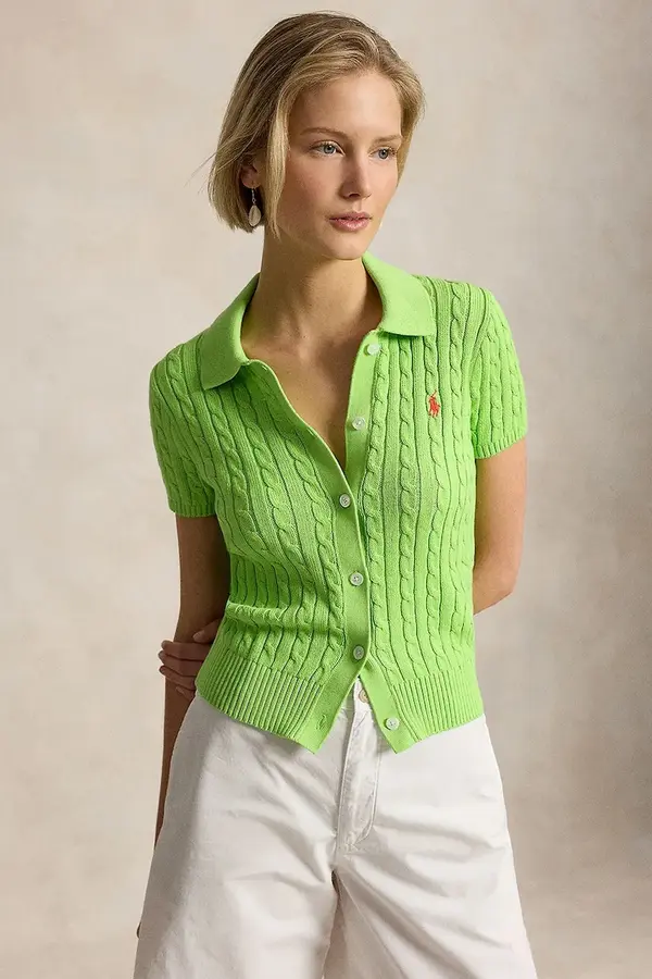 Polo Ralph Lauren Polo Ralph Lauren pulover s kratkimi rokavi ženski bombažen