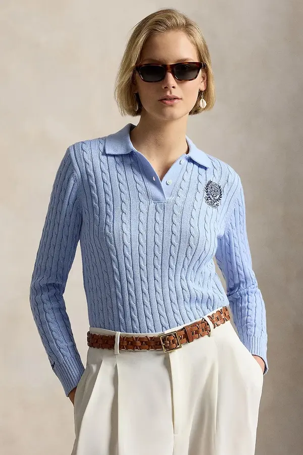 Polo Ralph Lauren Polo Ralph Lauren pulover ženski bombažen Wimbledon