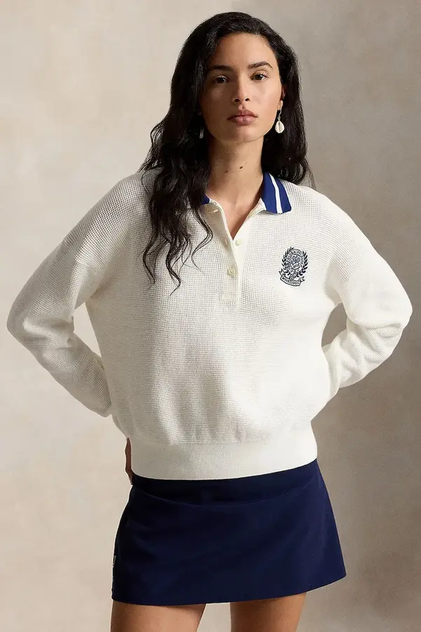 Polo Ralph Lauren Polo Ralph Lauren pulover ženski bombažen Wimbledon