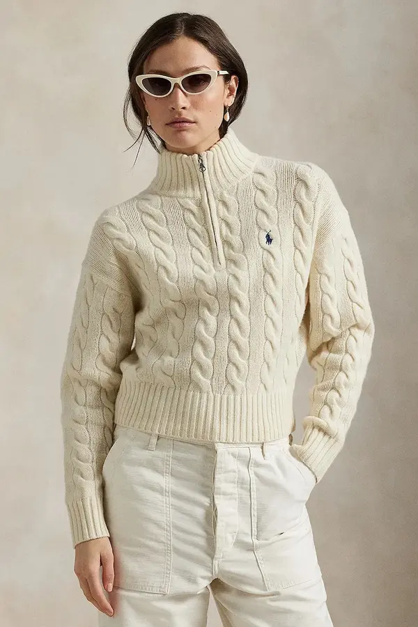 Polo Ralph Lauren Polo Ralph Lauren pulover ženski volnen