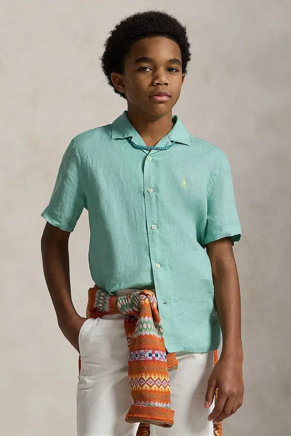 Polo Ralph Lauren Polo Ralph Lauren srajca otroška lanena