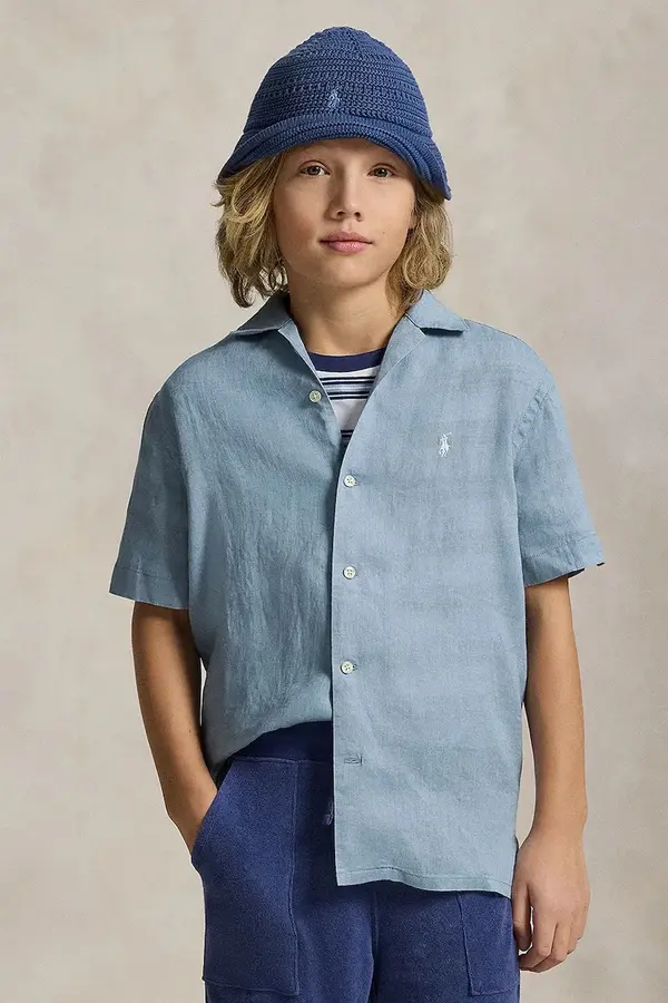 Polo Ralph Lauren Polo Ralph Lauren srajca otroška lanena