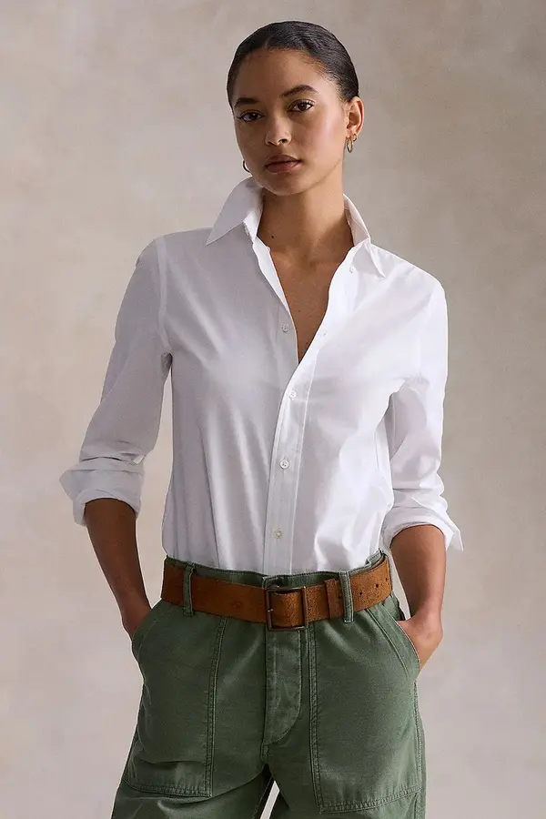 Polo Ralph Lauren Polo Ralph Lauren srajca ženska bombažna z elastanom