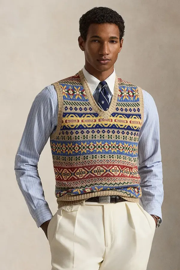 Polo Ralph Lauren Polo Ralph Lauren telovnik moški z lanom