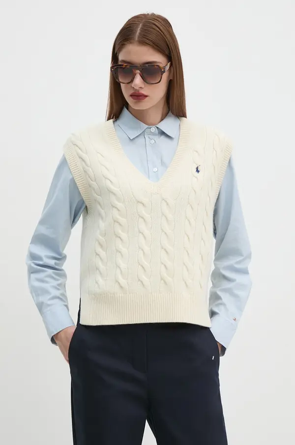 Polo Ralph Lauren Polo Ralph Lauren telovnik ženski volnen