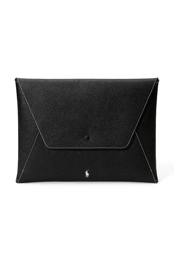 Polo Ralph Lauren Polo Ralph Lauren usnjena torba za prenosni računalnik, 25 x 35 cm