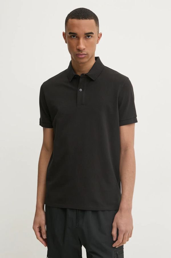 Superdry Polo Superdry moški, črna barva, M1110438A-02A