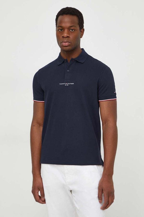 Tommy Hilfiger Polo Tommy Hilfiger moški, mornarsko modra barva