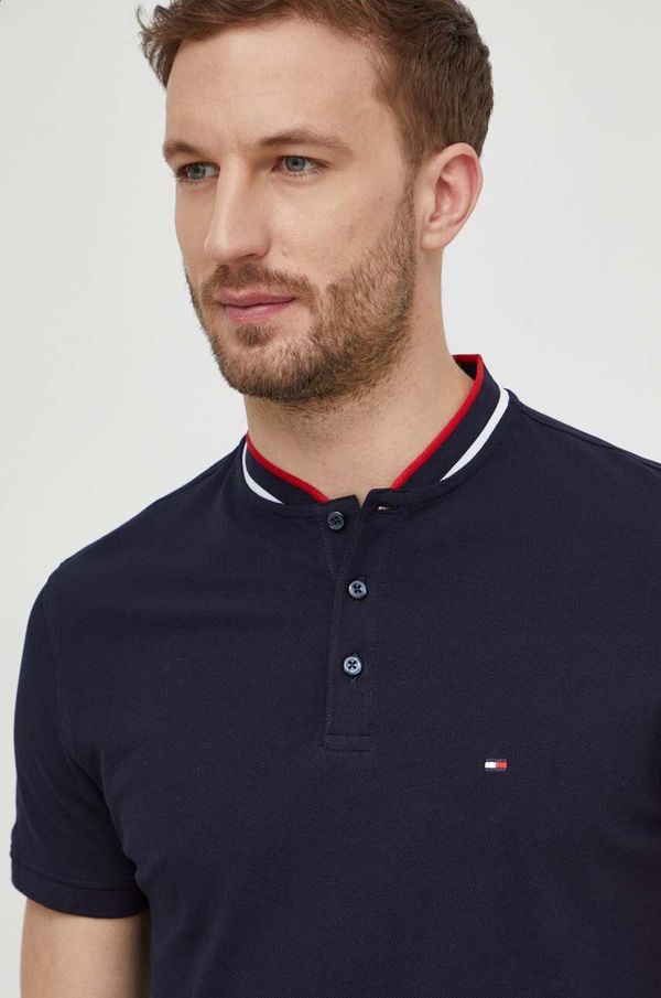Tommy Hilfiger Polo Tommy Hilfiger moški, mornarsko modra barva