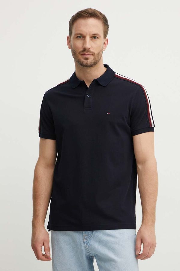 Tommy Hilfiger Polo Tommy Hilfiger moški, mornarsko modra barva, MW0MW35616