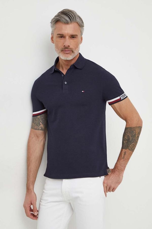 Tommy Hilfiger Polo Tommy Hilfiger moški, mornarsko modra barva