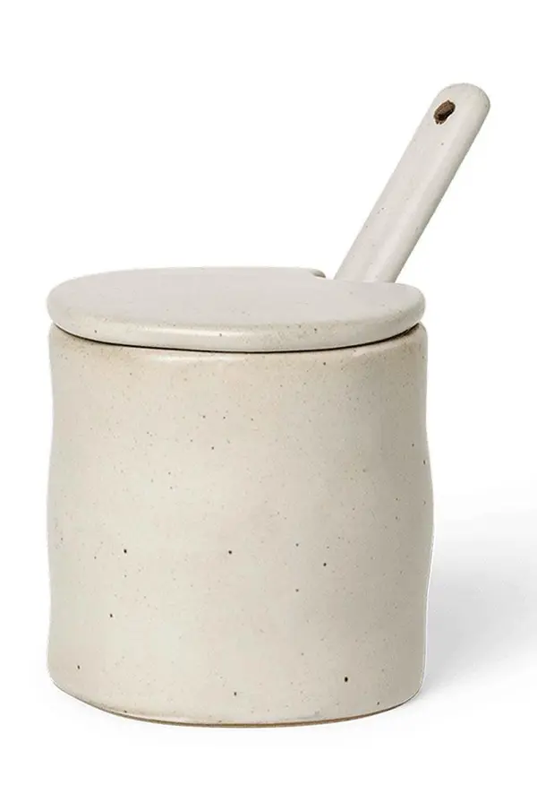 Ferm Living Posoda s pokrovom ferm LIVING Flow Jar