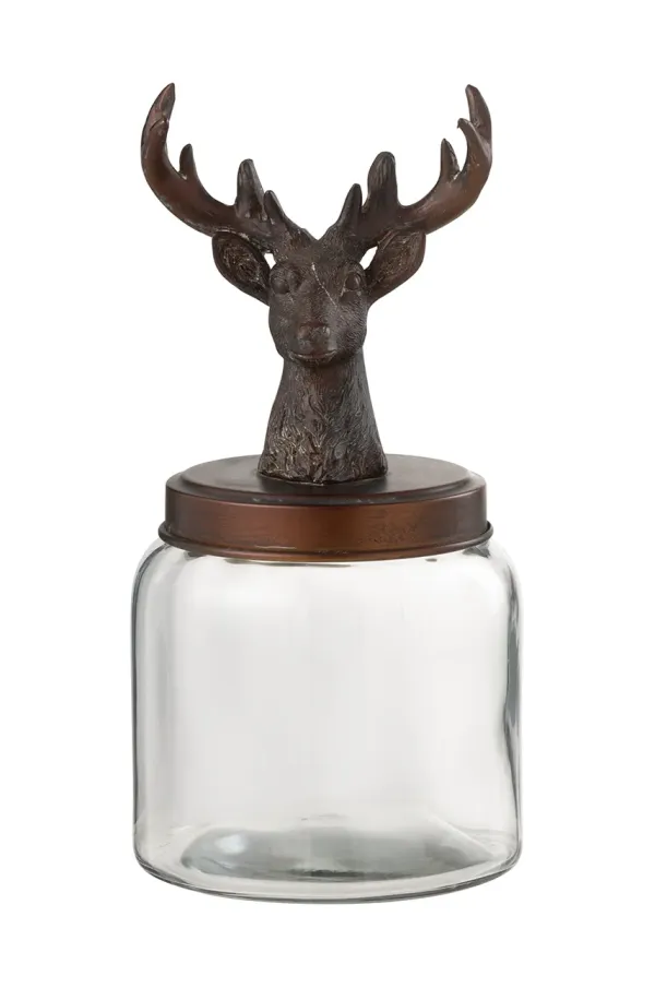 J-Line Posoda s pokrovom J-Line prozorna barva