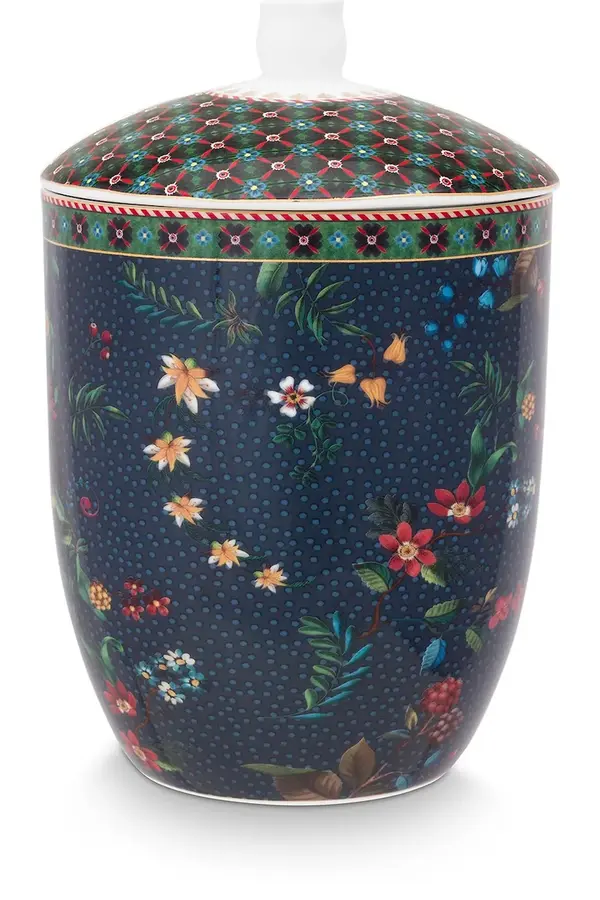 Pip Studio Posoda s pokrovom Pip Studio Berry Blues 1,5 L