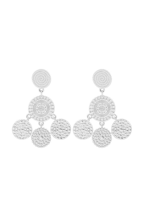 Lilou Posrebreni uhani Lilou Boho