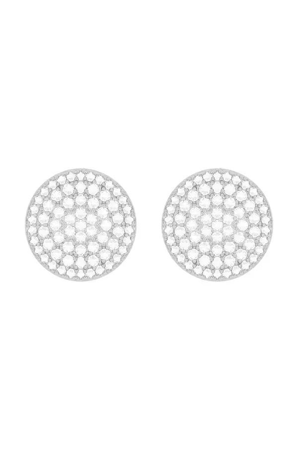 Lilou Posrebreni uhani Lilou Microsetting
