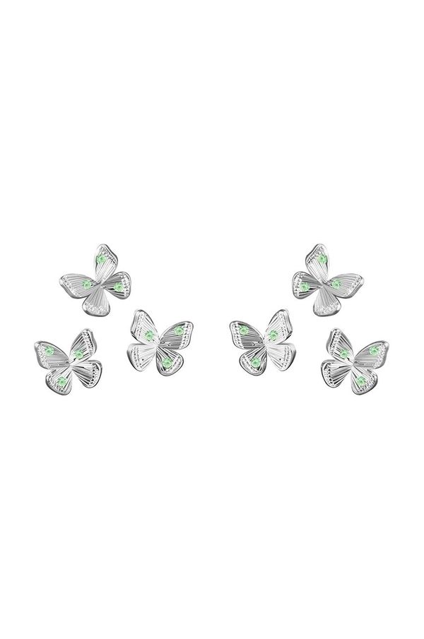 Lilou Posrebreni uhani Lilou Papillon 235/7/KOL/NO1/3/SR