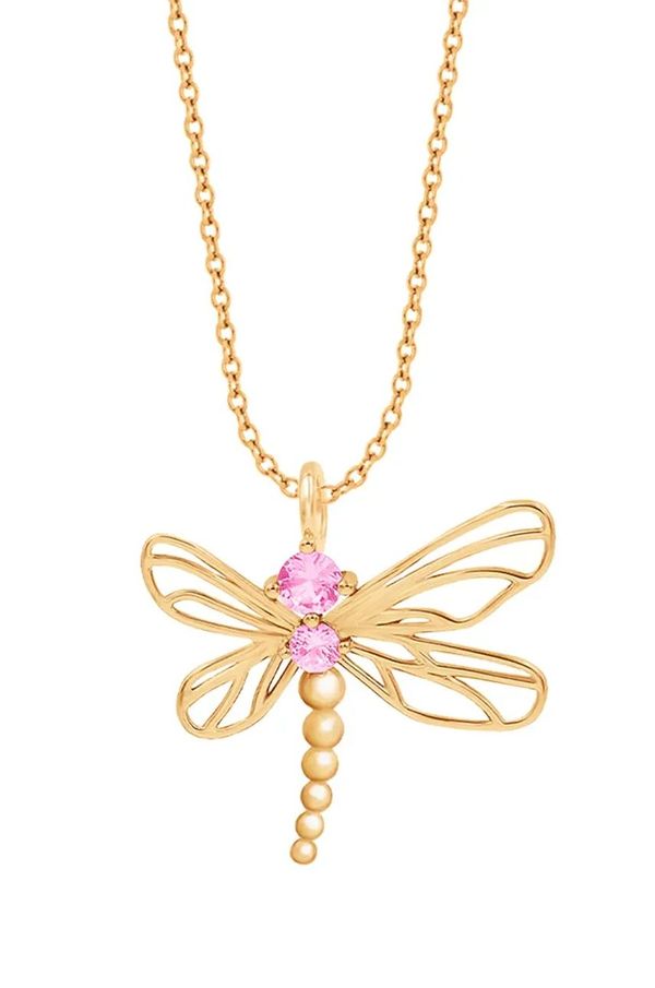 Lilou Pozlačena ogrlica Lilou Dragonfly A03/MARKET/ANS/215