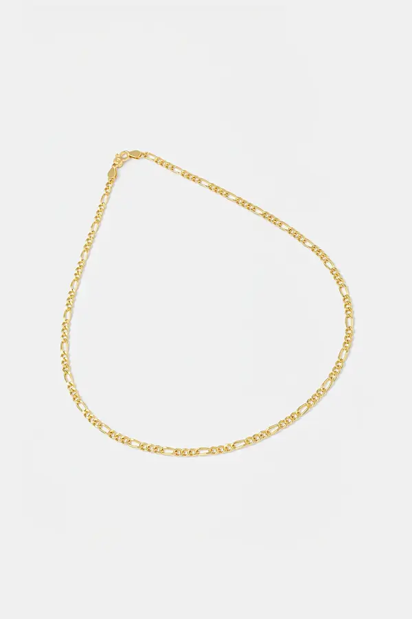 Tom Wood Pozlačena ogrlica Tom Wood Bo Chain Medium Gold