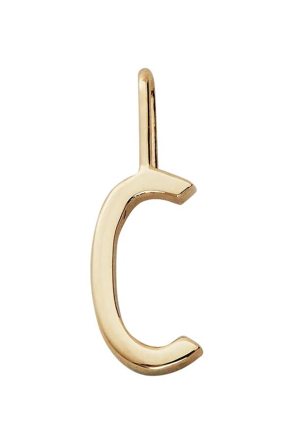 Design Letters Pozlačeni srebrni obesek Design Letters 90201547C