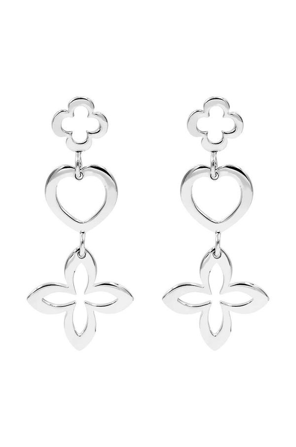 Lilou Pozlačeni uhani Lilou