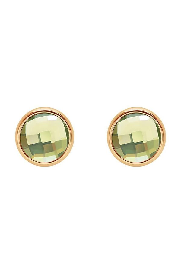 Lilou Pozlačeni uhani Lilou One