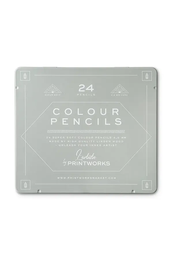 Printworks Printworks komplet barvic v etuiju (24-pack)